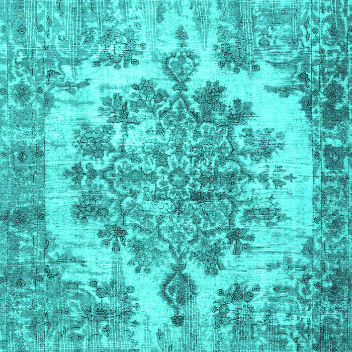 Machine Washable Persian Turquoise Traditional Area Rugs, wshtr3813turq