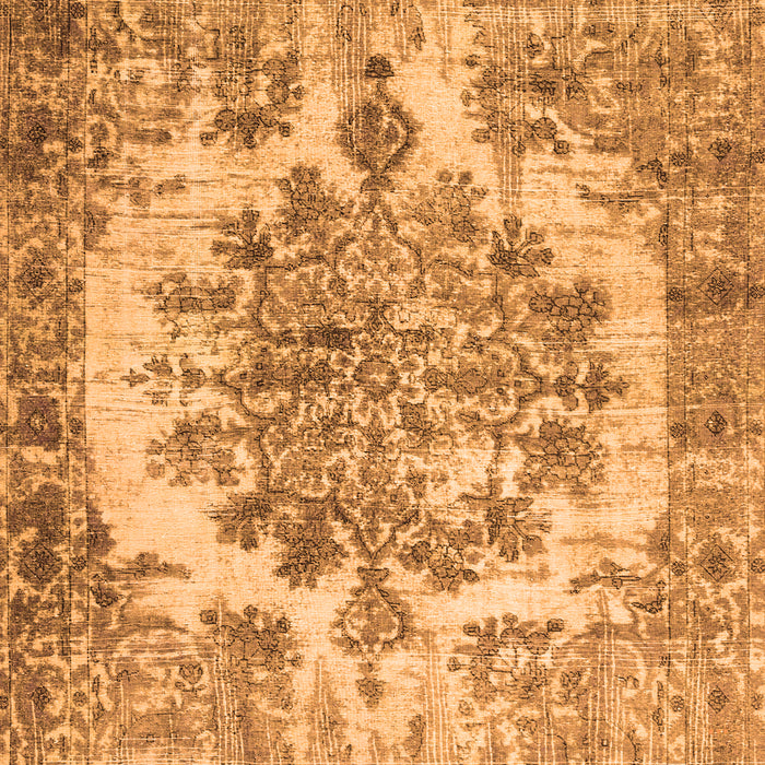 Serging Thickness of Machine Washable Persian Orange Traditional Area Rugs, wshtr3813org