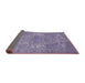 Sideview of Traditional Purple Persian Rug, tr3814