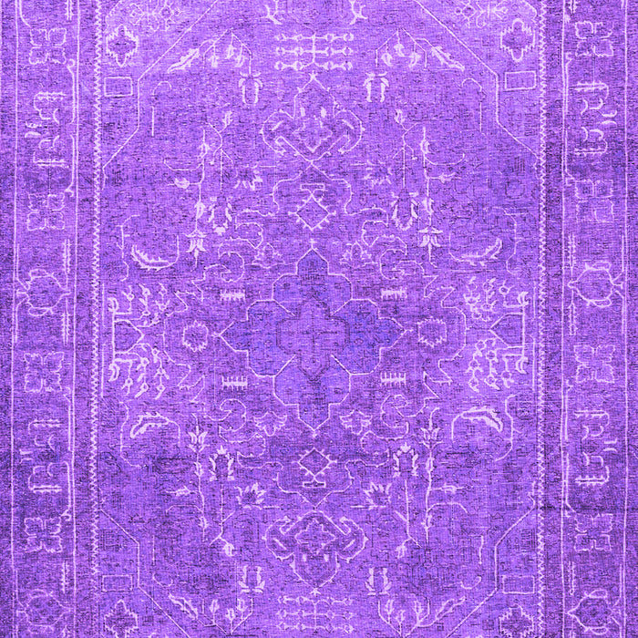 Machine Washable Persian Purple Traditional Area Rugs, wshtr3814pur