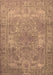 Persian Brown Traditional Rug, tr3814brn