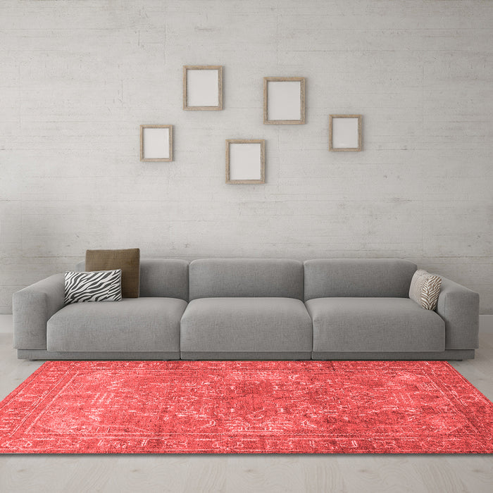 Traditional Red Washable Rugs