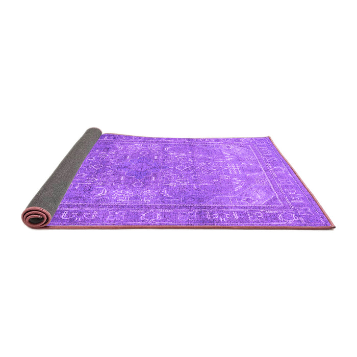 Sideview of Persian Purple Traditional Rug, tr3814pur