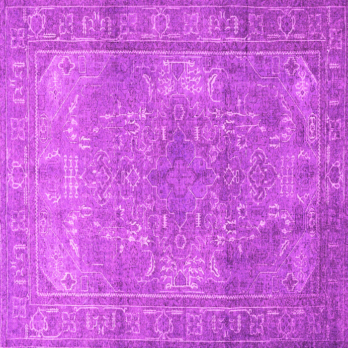 Square Machine Washable Persian Pink Traditional Rug, wshtr3814pnk