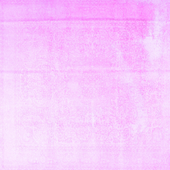 Square Persian Purple Traditional Rug, tr3815pur