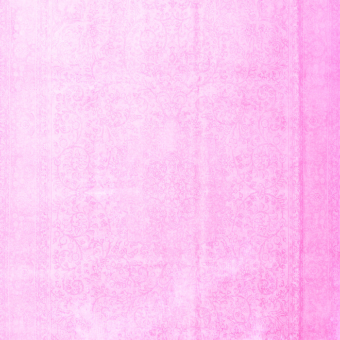 Machine Washable Persian Pink Traditional Rug, wshtr3815pnk