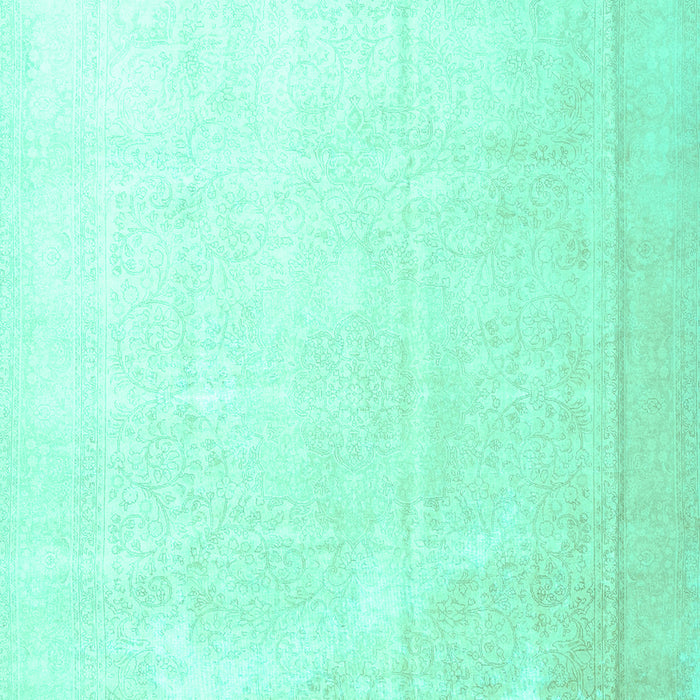 Machine Washable Persian Turquoise Traditional Area Rugs, wshtr3815turq