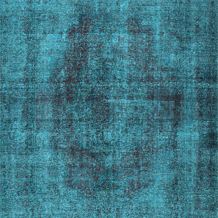 Machine Washable Persian Light Blue Traditional Rug, wshtr3816lblu