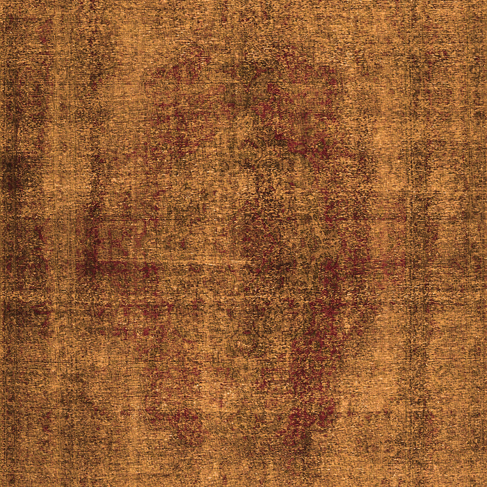 Serging Thickness of Machine Washable Persian Orange Traditional Area Rugs, wshtr3816org