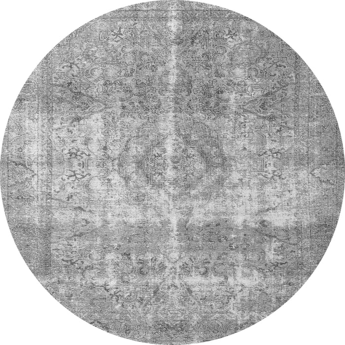 Square Persian Gray Traditional Rug, tr3817gry