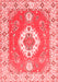 Medallion Red Traditional Area Rugs