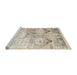 Sideview of Machine Washable Traditional Camel Brown Rug, wshtr3820