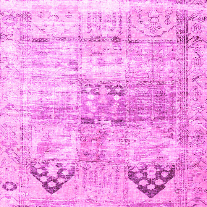 Machine Washable Persian Pink Traditional Rug, wshtr3820pnk