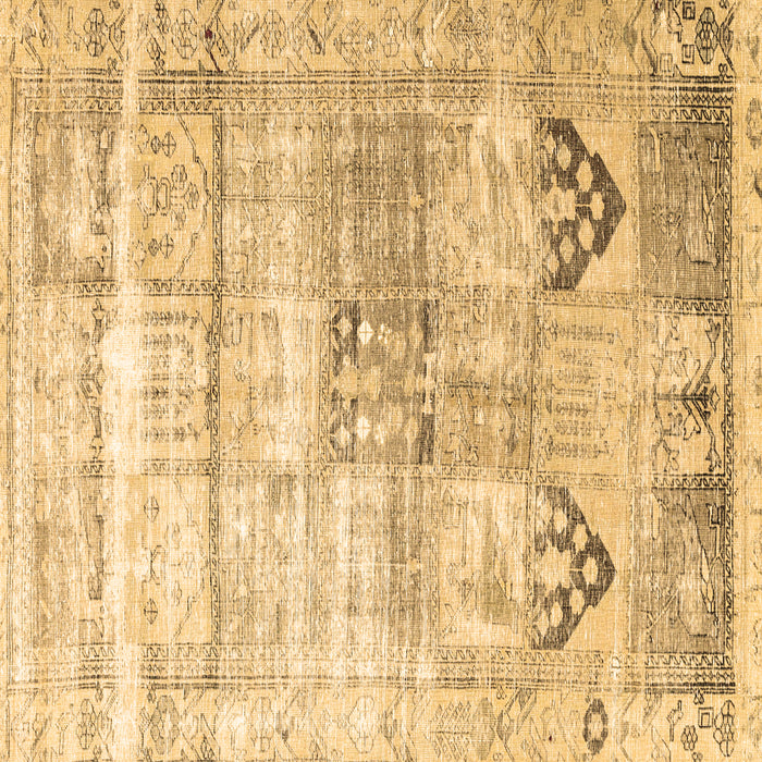 Square Machine Washable Persian Brown Traditional Rug, wshtr3820brn