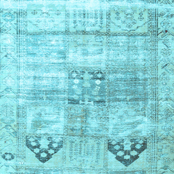 Machine Washable Persian Light Blue Traditional Rug, wshtr3820lblu