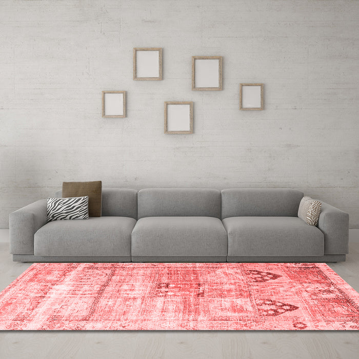 Traditional Red Washable Rugs