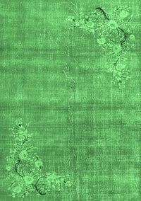 Oriental Emerald Green Asian Inspired Rug, tr3821emgrn