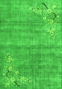 Oriental Green Asian Inspired Rug, tr3821grn