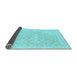 Sideview of Persian Light Blue Traditional Rug, tr3822lblu