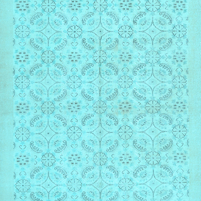 Machine Washable Persian Light Blue Traditional Rug, wshtr3822lblu
