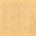 Square Persian Brown Traditional Rug, tr3822brn