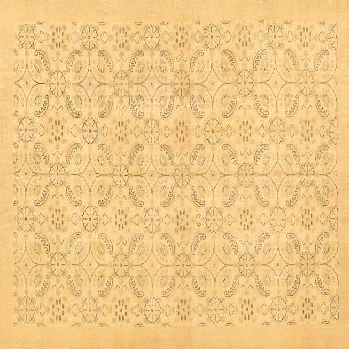 Square Machine Washable Persian Brown Traditional Rug, wshtr3822brn