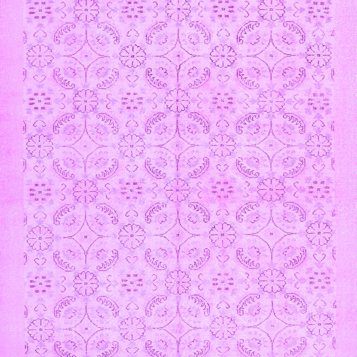 Machine Washable Persian Purple Traditional Area Rugs, wshtr3822pur