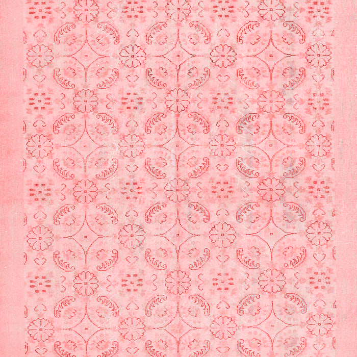Machine Washable Persian Red Traditional Rug, wshtr3822red