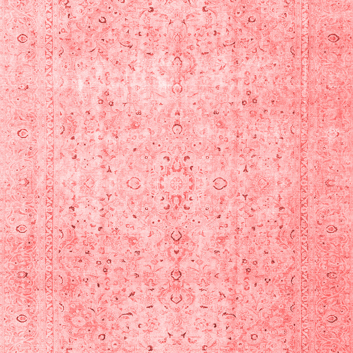 Machine Washable Persian Red Traditional Rug, wshtr3823red