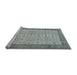 Sideview of Machine Washable Traditional Grey Gray Rug, wshtr3824