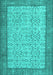 Persian Turquoise Traditional Rug, tr3824turq