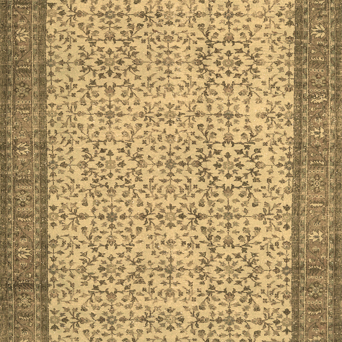 Machine Washable Persian Brown Traditional Rug, wshtr3824brn