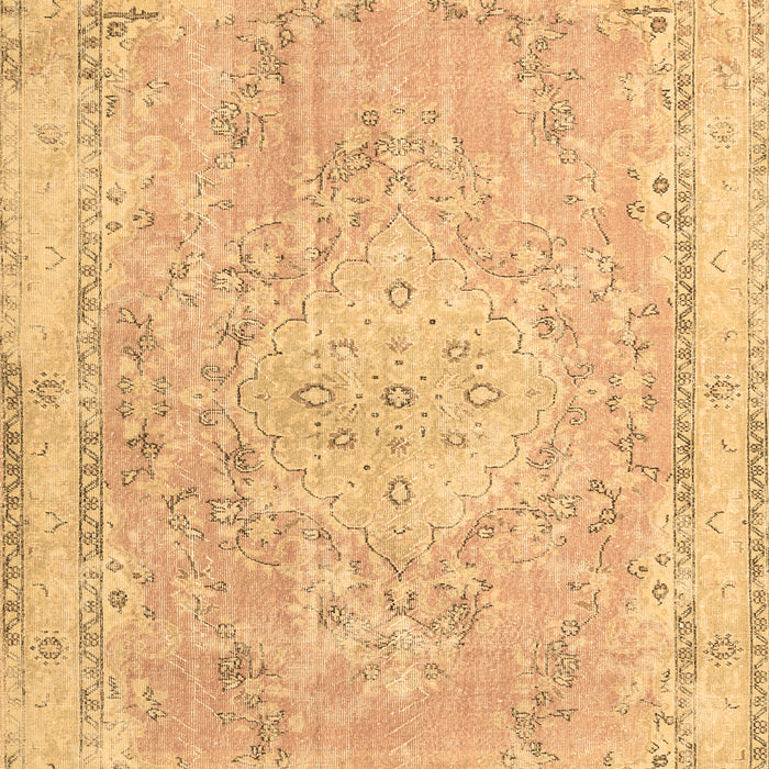 Medallion Brown Traditional Rug, tr3825brn