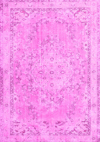 Medallion Pink Traditional Rug, tr3825pnk