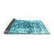 Sideview of Persian Light Blue Traditional Rug, tr3826lblu