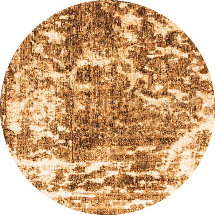 Machine Washable Persian Orange Traditional Area Rugs, wshtr3826org