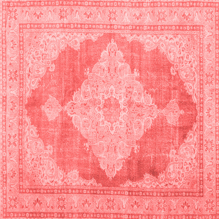 Machine Washable Persian Red Traditional Rug, wshtr3827red