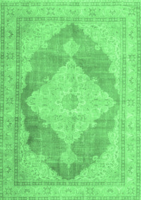 Persian Emerald Green Traditional Rug, tr3827emgrn