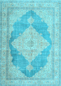 Persian Light Blue Traditional Rug, tr3827lblu