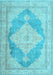 Persian Light Blue Traditional Rug, tr3827lblu