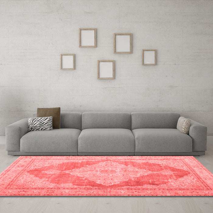 Traditional Red Washable Rugs