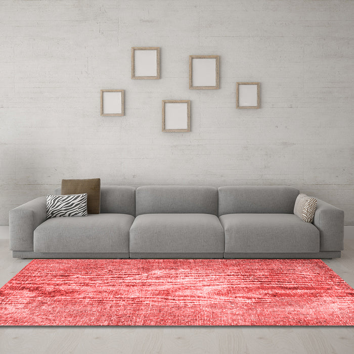 Traditional Red Washable Rugs