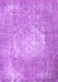 Machine Washable Persian Purple Traditional Area Rugs, wshtr3828pur