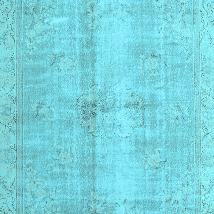 Machine Washable Persian Light Blue Traditional Rug, wshtr3829lblu