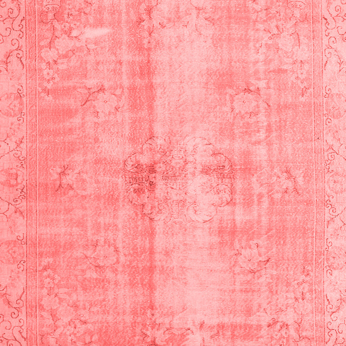 Machine Washable Persian Red Traditional Rug, wshtr3829red