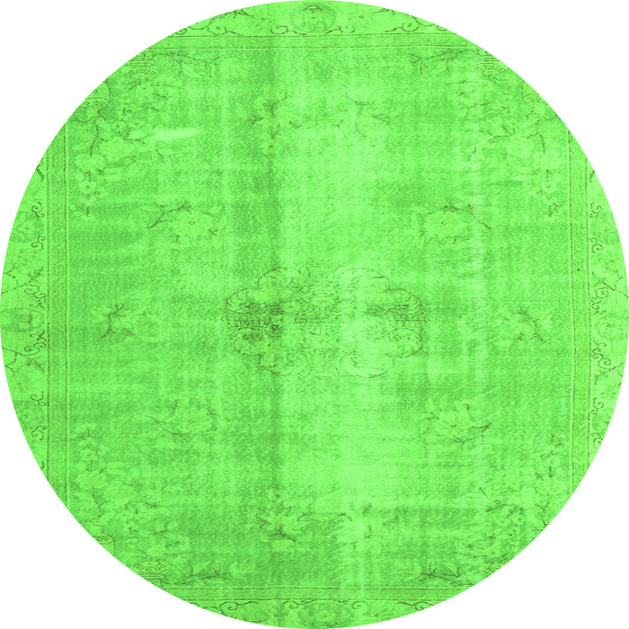 Machine Washable Persian Green Traditional Area Rugs, wshtr3829grn
