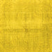 Square Persian Yellow Traditional Rug, tr3829yw