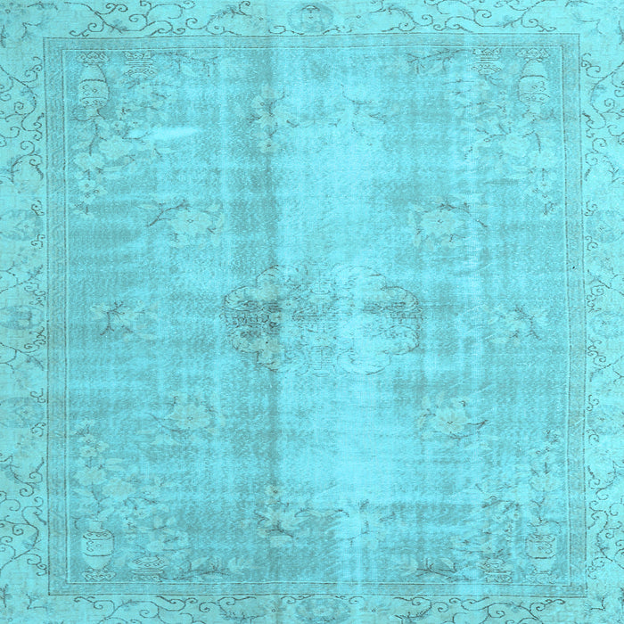 Square Persian Light Blue Traditional Rug, tr3829lblu