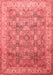 Persian Red Traditional Area Rugs