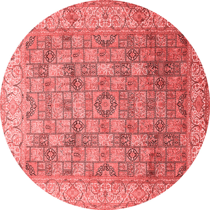 Machine Washable Persian Red Traditional Rug, wshtr382red